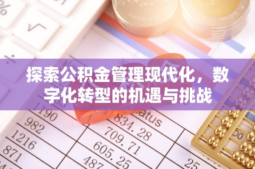 腾冲探索公积金管理现代化，数字化转型的机遇与挑战