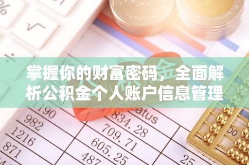腾冲掌握你的财富密码，全面解析公积金个人账户信息管理与优化