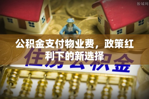 腾冲公积金支付物业费，政策红利下的新选择
