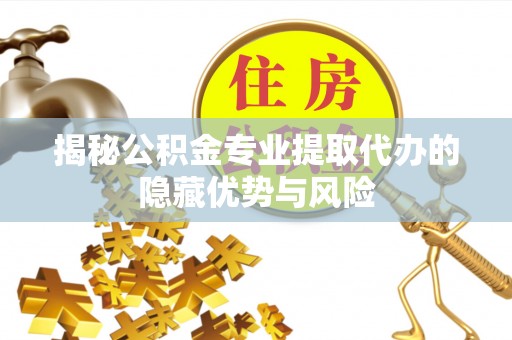 腾冲揭秘公积金专业提取代办的隐藏优势与风险