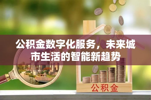 腾冲公积金数字化服务，未来城市生活的智能新趋势