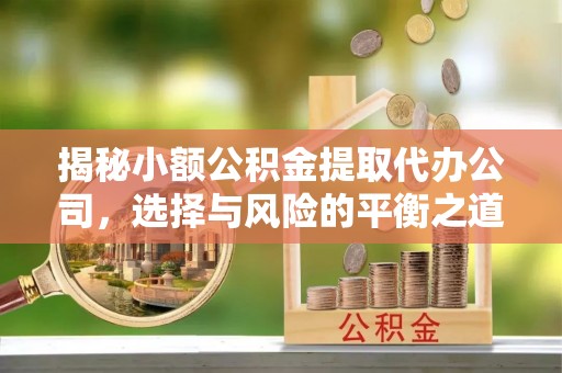 腾冲揭秘小额公积金提取代办公司，选择与风险的平衡之道