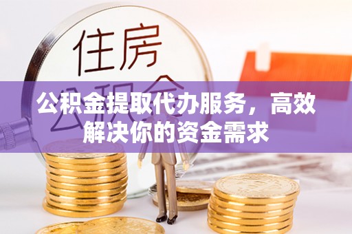 腾冲公积金提取代办服务，高效解决你的资金需求