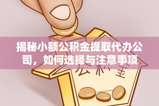 腾冲揭秘小额公积金提取代办公司，如何选择与注意事项