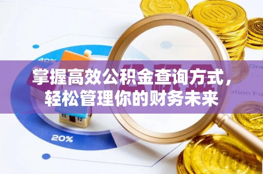 腾冲掌握高效公积金查询方式，轻松管理你的财务未来