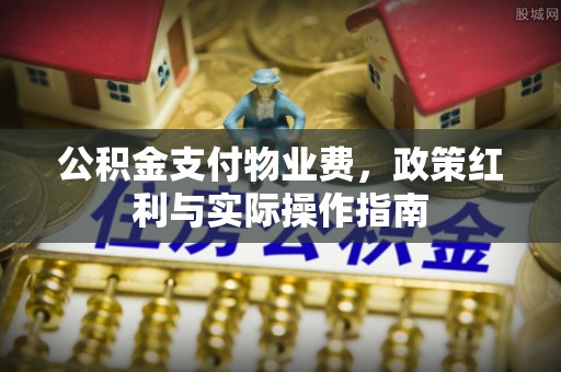 腾冲公积金支付物业费，政策红利与实际操作指南