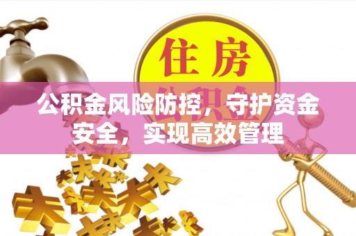 腾冲公积金风险防控，守护资金安全，实现高效管理