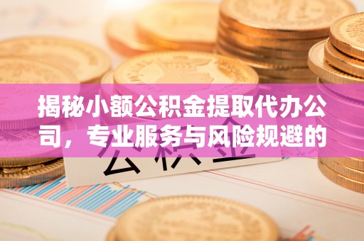 腾冲揭秘小额公积金提取代办公司，专业服务与风险规避的平衡艺术