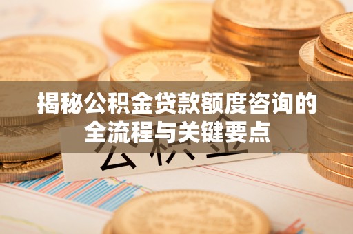 腾冲揭秘公积金贷款额度咨询的全流程与关键要点