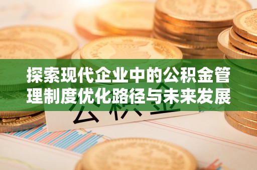 腾冲探索现代企业中的公积金管理制度优化路径与未来发展