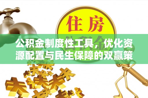 腾冲公积金制度性工具，优化资源配置与民生保障的双赢策略