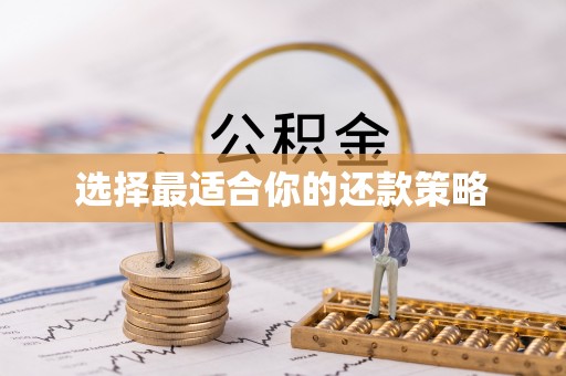 腾冲选择最适合你的还款策略