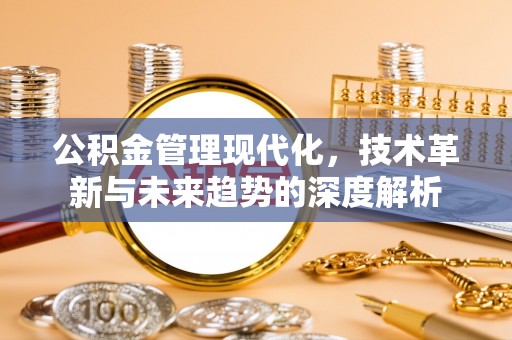 腾冲公积金管理现代化，技术革新与未来趋势的深度解析